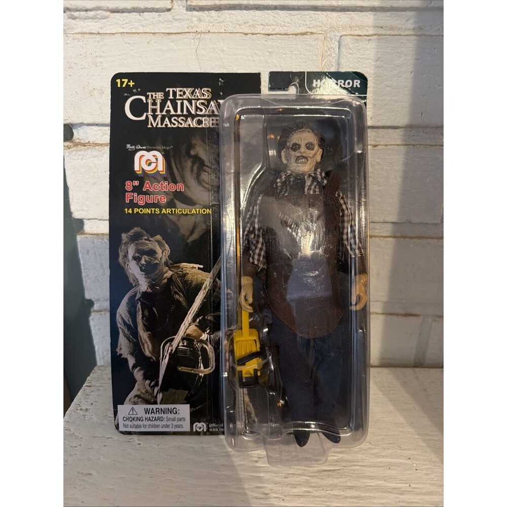 MEGO Horror Series Texas Chainsaw Massacre Leatherface 8" Action Figure New RS